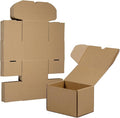 6x4x4 Inches Shipping Boxes Set of 25 by HESESOH