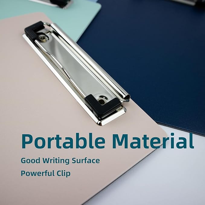 Small Clipboards 6" X 9" Mini Clipboards 4-Pack Portable Clipboards A5 Size - Image 4