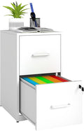 2 Drawer File Cabinet with Lock, Vertical Filing Cabinets by Unknown