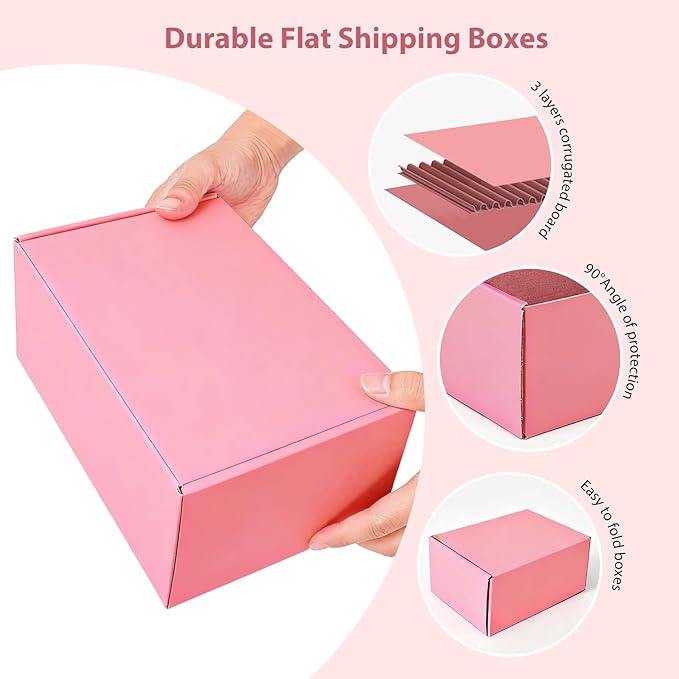 6x4x3 inches Shipping Boxes Set of 25, Small Corrugated Cardboard Box, - Image 4