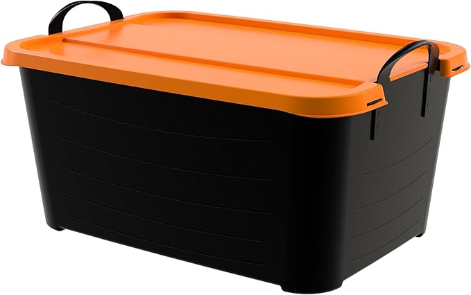 Life Story 6 Pack Heavy Duty Stackable Storage Bin, 55 Quart Home Organizer - Image 3
