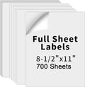 8.5" x 11" Full Sheet Label Sticker Paper by Muotich