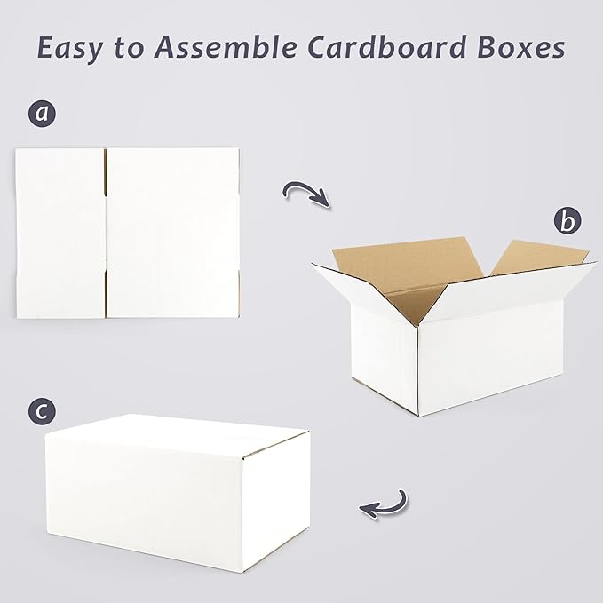 Frametory 9x6x4 Pack of 28 Corrugated Cardboard Packing Shipping Mailing Moving - Image 7
