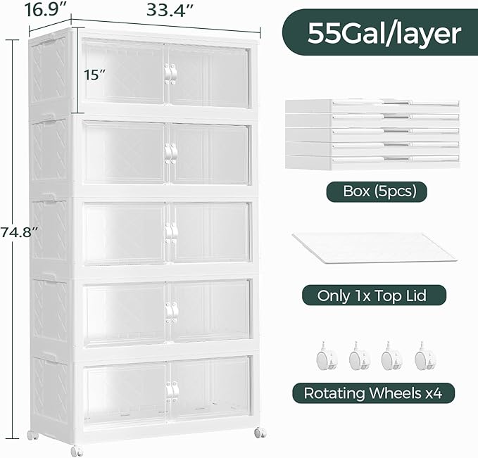 275Gal Stackable Storage Bins - Image 2