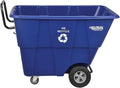 Global Industrial Standard Duty Plastic Recycling Tilt Truck 1/2 Cubic Yard by GlobalIndustrial