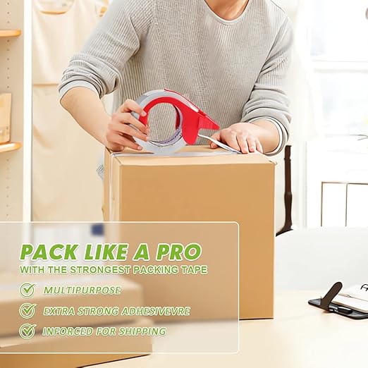 KAMOTA Packing Tape, 24 Rolls Heavy Duty Clear Packaging Tape - Image 5