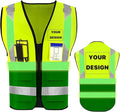 YOWESHOP High Reflective Visibility Safety Vest by YOWESHOP