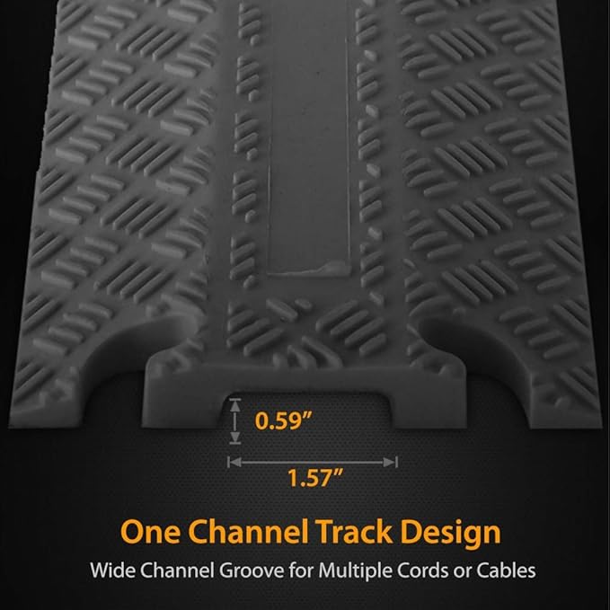 Pyle Durable Cable Protection Ramp Cover - Image 2