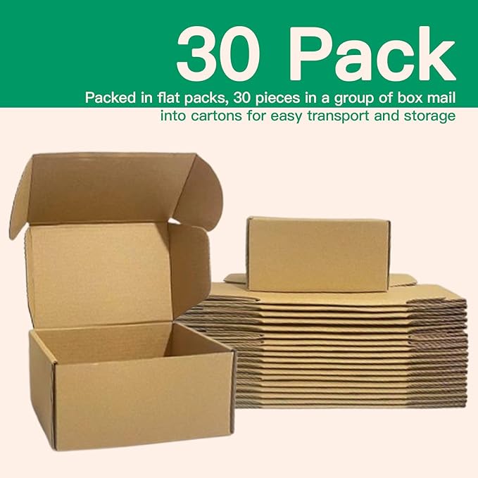 Rong Yang Tong 6x4x3 inch Small Shipping Boxes Pack of 30 - Image 6