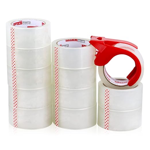 12 Rolls Clear Packing Tape, Heavy Duty Packaging Tape - Image 7
