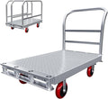 2IN1 Steel Panel Cart Dolly – Large Heavy Duty Drywall Lumber Truck Cart by kaiwrxin