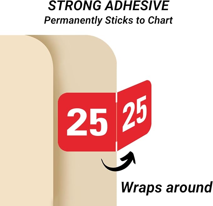 2025 Year Labels, Doctor Stuff 2025 Chart Stickers, Medical Arts Press Style - Image 3