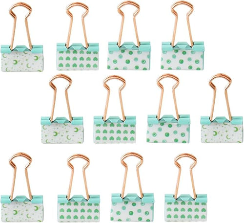12pcs Metal Binder Clips Paper Clamps Multi-Functional Office File Organizing by Unknown