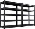 2 Pack Garage Shelving Heavy Duty Storage Shelves 3000LBS Adjustable Garage by AOJUFEO