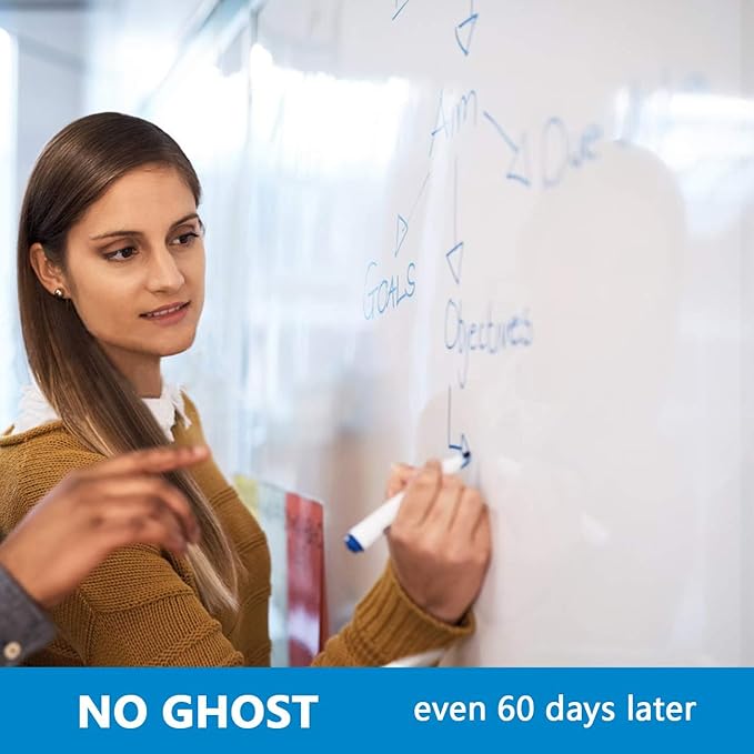 White Board Paper, 8x4 ft Dry Erase White Board Sticker, Peel and Stick - Image 4