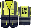 A-SAFETY High Visibility Reflective Safety Vest Customize Logo by A-SAFETY