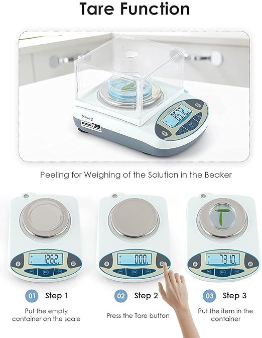 CGOLDENWALL Precision Lab Scale 1000g X 0.01g Digital Analytical Balance - Image 4