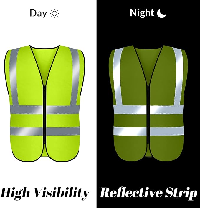 BeautyWill Custom Safety Vest Customized Logo Class 2 High Visibility - Image 8
