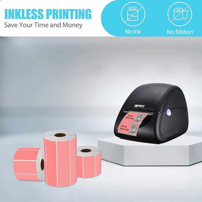 iDPRT 2.28' 1.18' Multi-Purpose Direct Thermal Labels, Self-Adhesive Thermal - Image 6