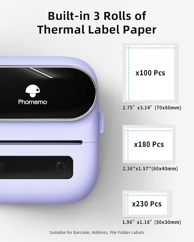 Phomemo Label Maker, Small Business, Portable Label Maker Machine - Image 3