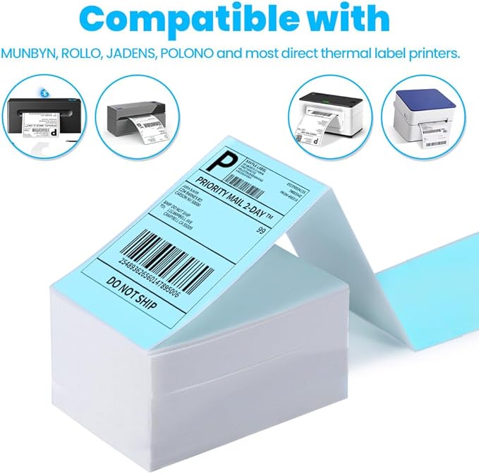 Label KINGDOM Thermal Label Printer Paper, Phomemo Direct Thermal Printer - Image 3