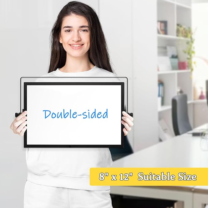 Dry Erase Magnetic White Board, Portable Small Whiteboard Set - Image 8