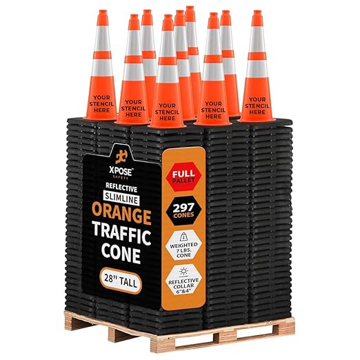 Xpose Safety 28" Orange Traffic Cones by XposeSafety