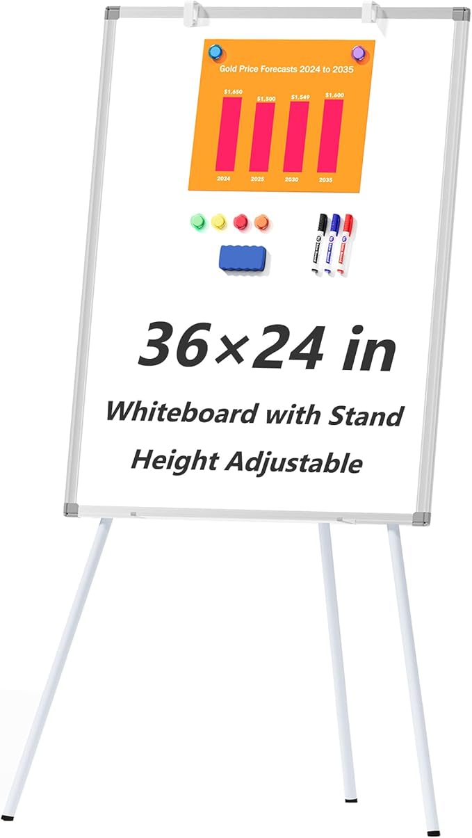 Large Whiteboard with Stand by Neatsure