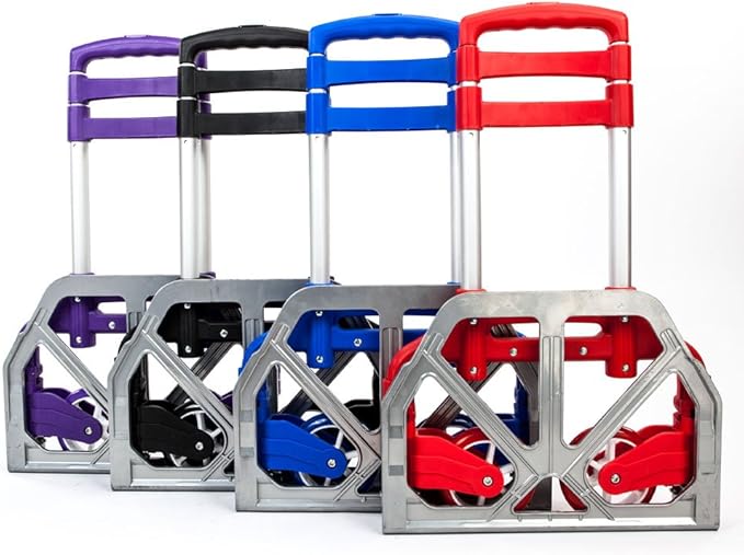 Folding Hand Truck Dolly, 200 lbs Capacity Dolly Cart, Aluminum Portable - Image 7