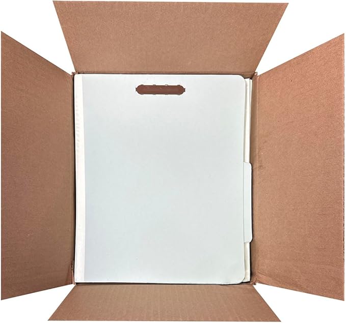 Amazon Basics Sturdy 10-Pack Letter Size Pressboard Classification File Folders - Image 2