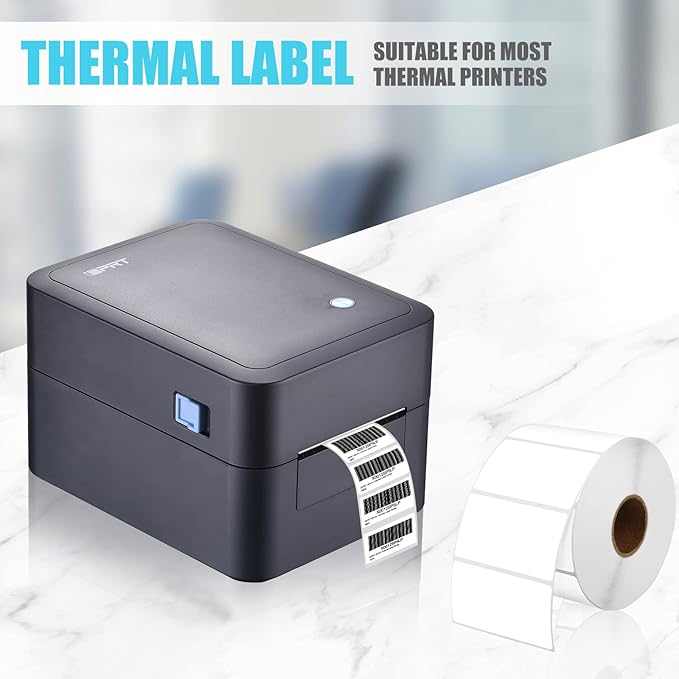 iDPRT 2.28' 1.18' Multi-Purpose Direct Thermal Labels, Self-Adhesive Thermal - Image 3