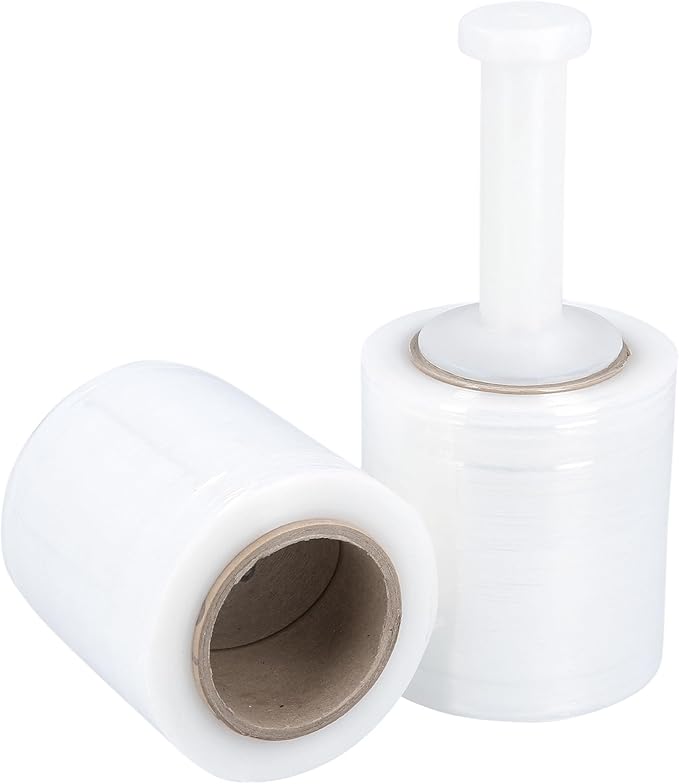 PSBM 24 Rolls 4 Inch x 650 Feet 100 Gauge Mini Stretch Film/Wrap - Image 3