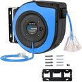 Retractable Extension Cord Reel, 65 Feet 12 AWG/3C SJTOW Heavy Duty Power Cord by GREATIDE