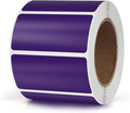 Purple Rectangle Stickers 2 x 1 Inch Color Coding Labels Vinyl Roll by Meitaat