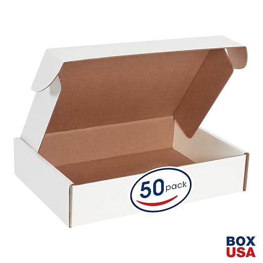 Box USA 14" Deluxe Shipping Boxes 14"L x 10"W x 3"H, Gifts or Bulk Business - Image 2