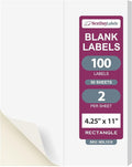 NextDayLabels – 4-1/4" x 11" Rectangular Sticker Labels by NextDayLabels