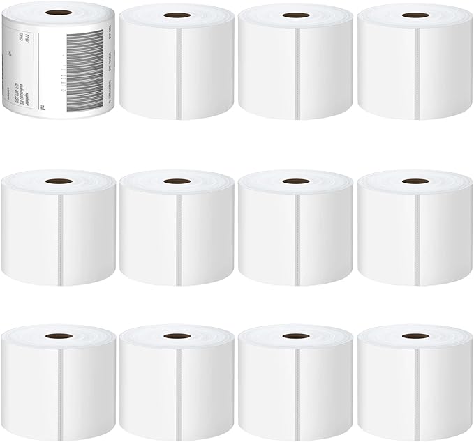 All Purpose Direct Thermal Perforated Postage Shipping Labels by Muotich