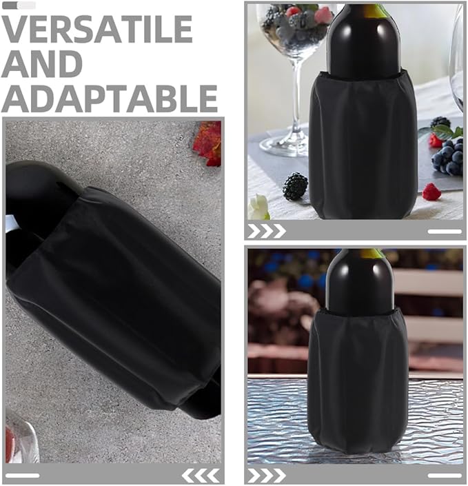 2Pcs Reusable Wine Cooler Sleeve Leakproof Insulated Gel Ice Packs - Image 4