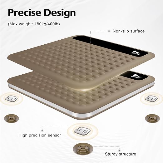 himaly Digital Body Weight Scale Bathroom Scale, Step-On Technology High - Image 5