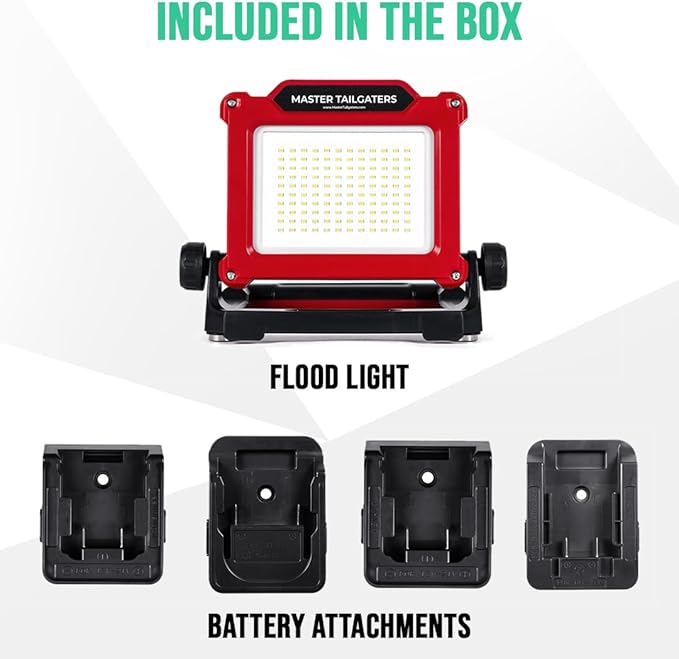 Master Tailgaters FLUD LED Work Flood Light Compatible - Image 6