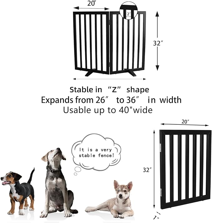 ZJSF Freestanding Indoor Dog Gate - Image 7