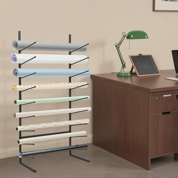 Wall Mount Art Print Blueprint Holder, 9-Tier Blueprint Holder, 15lbs Each Tier - Image 2