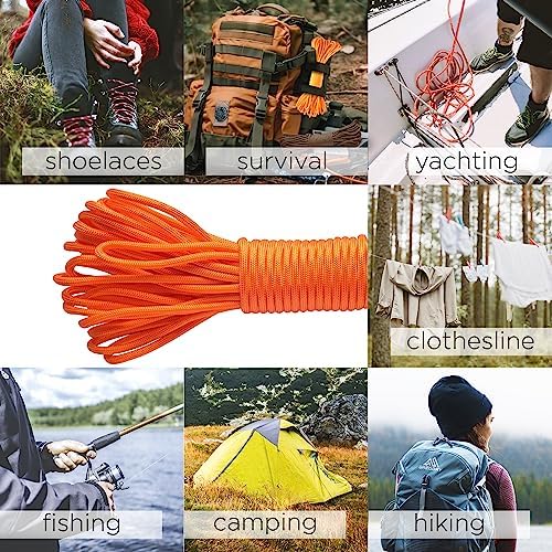 Paracord Rope 550 lb 4mm – Parachute Cord – Utility Camping Rope - Image 6