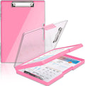 Clipboard with Storage, Heavy Duty Clip Boards 8.5x11 with 2 Storage Case by SFLHHDM