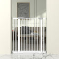41" Extra Tall Baby Gate for Doorway, 29.6-40.5'' Metal Pet Baby Safe Gate by THEYFIRST