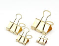 Gold Binder Clip, Paper Binder Clips, Paper Clamps Assorted Sizes, Paperclips by YCVIORING