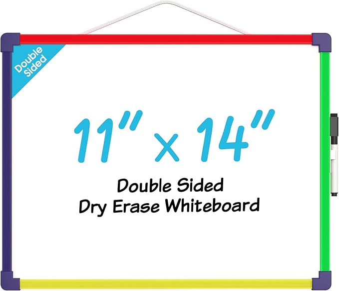MaxGear Colorful Small Dry Erase Board, Portable Whiteboard by MaxGear