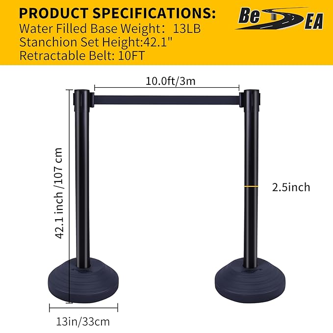 6PACK BESEA Crowd Control Stanchions - Image 4