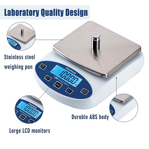 Lab Scale Balance Electronic Scales 5000g*0.01g high Precision Laboratory - Image 2