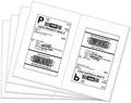 MFLABEL® Round Conrner Half Sheet Shipping Labels 2-UP Click-n-Ship Mailing Postage Labels(4000Labels) by MFLABEL